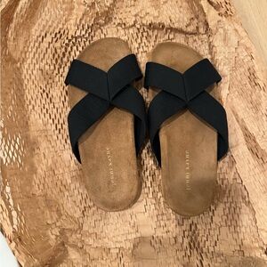 BRAND NEW: Jenni Kayne Cotton Crossover Sandals